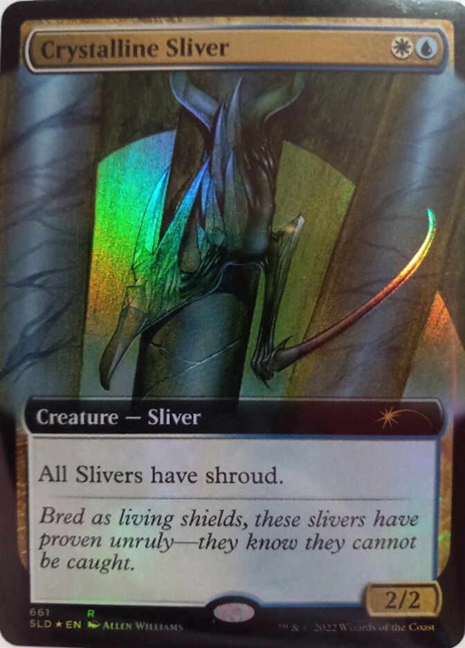 Crystalline Sliver (Extended Art) [Secret Lair Drop Promos] | Black Swamp Games