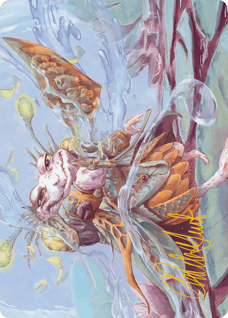 Glarb, Calamity's Augur Art Card (Gold-Stamped Signature) [Bloomburrow Art Series] | Black Swamp Games