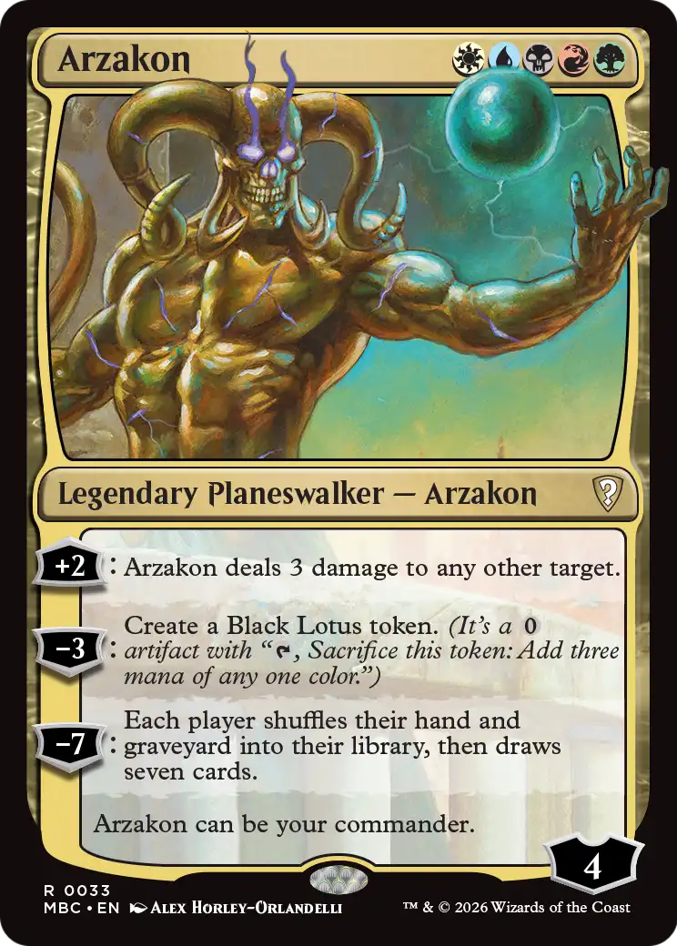 Arzakon [Mystery Booster: Commander Edition] | Black Swamp Games