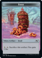 Teddy Bear // Food (011) Double-Sided Token [Unfinity Tokens] | Black Swamp Games