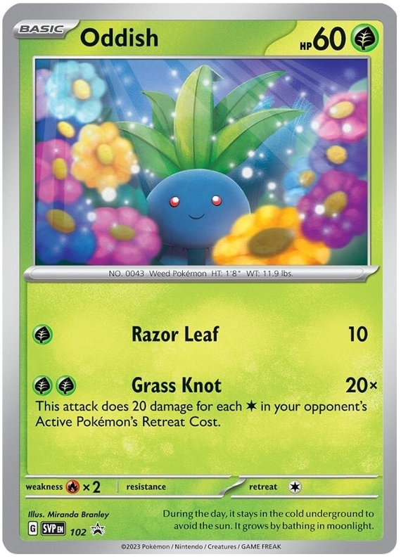 Oddish (102) [Scarlet & Violet: Black Star Promos] | Black Swamp Games