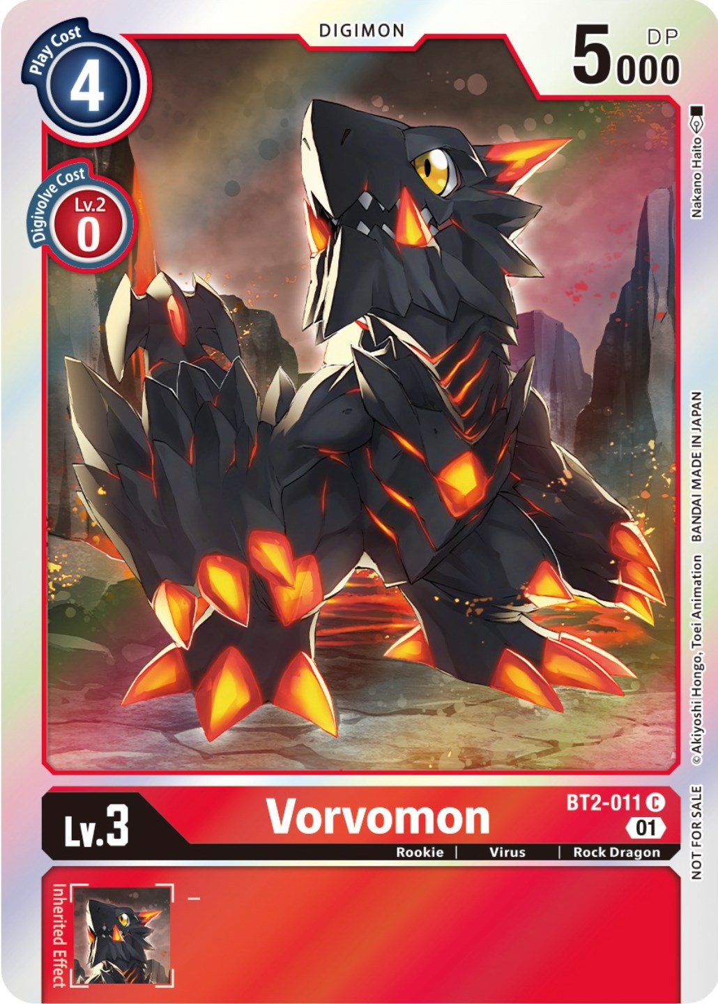 Vorvomon [BT2-011] (ST-11 Special Entry Pack) [Release Special Booster Promos] | Black Swamp Games