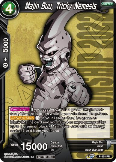 Majin Buu, Tricky Nemesis (P-398) [Promotion Cards] | Black Swamp Games