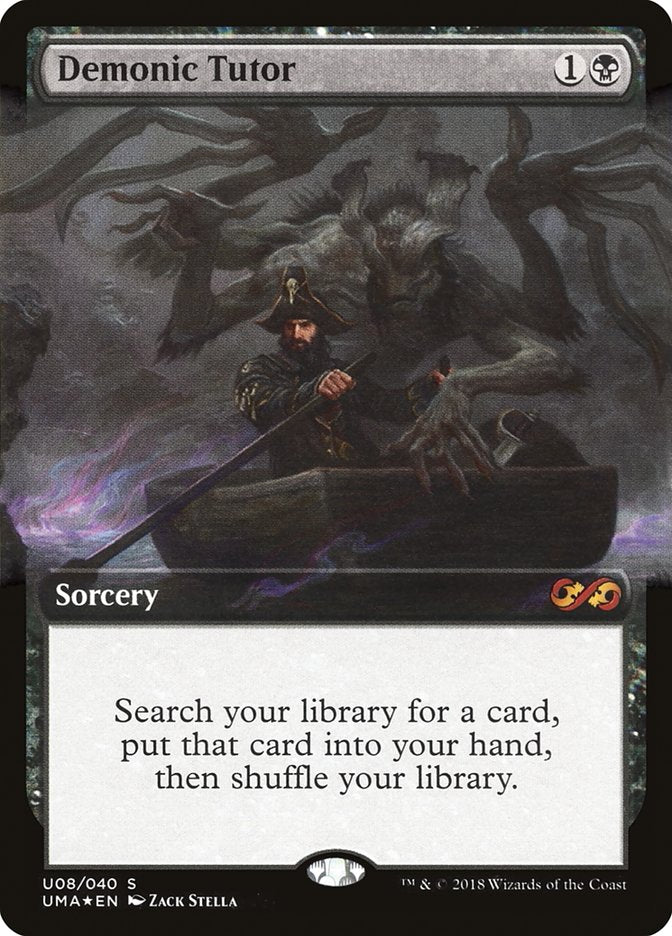 Demonic Tutor (Topper) [Ultimate Masters Box Topper] | Black Swamp Games
