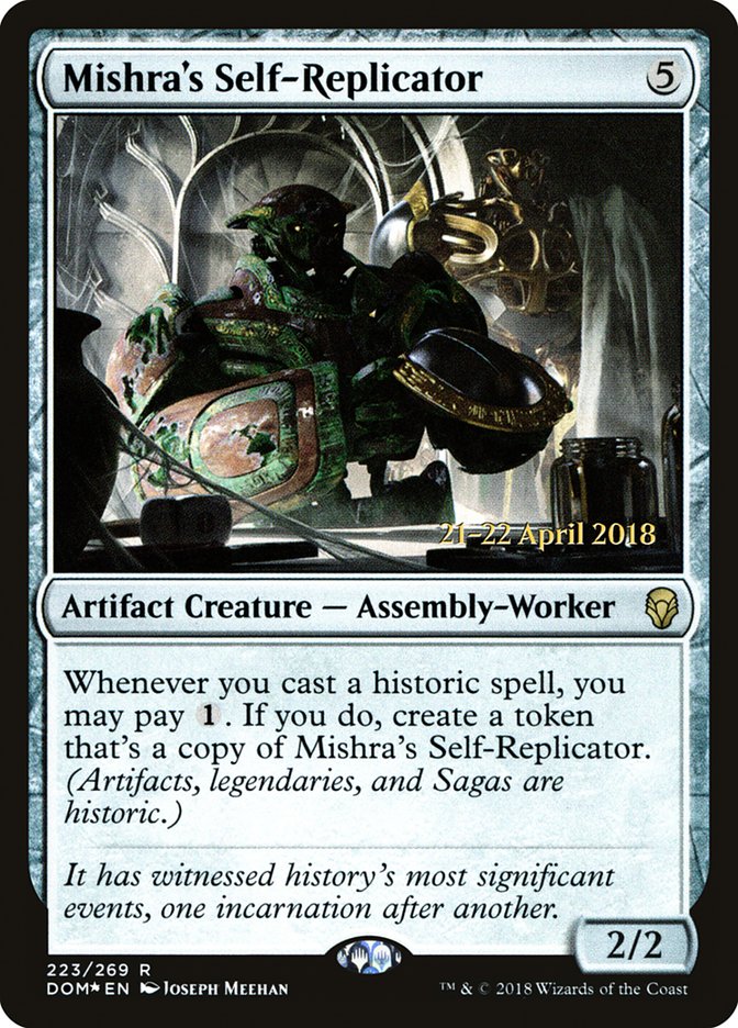 Mishra's Self-Replicator [Dominaria Prerelease Promos] | Black Swamp Games
