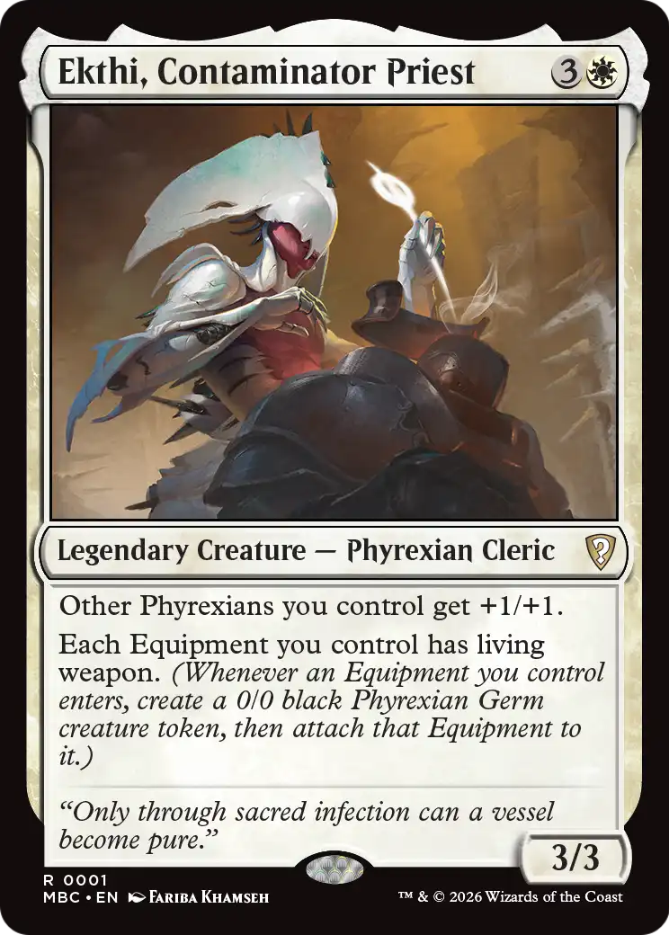 Ekthi, Contaminator Priest [Mystery Booster: Commander Edition] | Black Swamp Games
