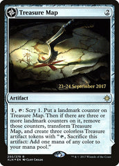 Treasure Map // Treasure Cove [Ixalan Prerelease Promos] | Black Swamp Games