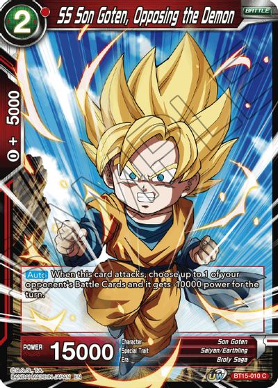 SS Son Goten, Opposing the Demon (BT15-010) [Saiyan Showdown] | Black Swamp Games