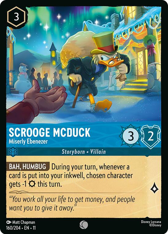 Scrooge McDuck - Miserly Ebenezer (160/204) [Winterspell] | Black Swamp Games