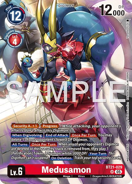 Medusamon [BT21-029] (2026 Dash Pack Campaign) (Alternate Art - Japanese) [World Convergence] | Black Swamp Games