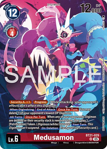 Medusamon [BT21-029] (2026 Dash Pack Campaign) (Alternate Art - Chinese) [World Convergence] | Black Swamp Games