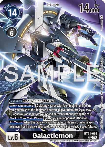 Galacticmon [BT21-062] (2026 Dash Pack Campaign) (Alternate Art - Japanese) [World Convergence] | Black Swamp Games