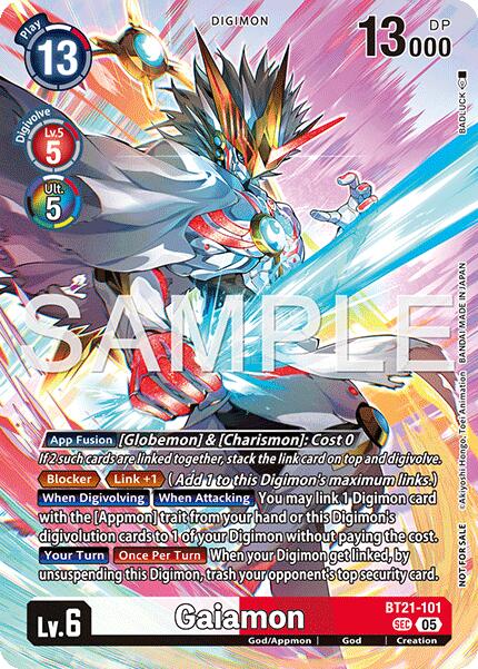 Gaiamon [BT21-101] (2026 Dash Pack Campaign) (Alternate Art - Chinese) [World Convergence] | Black Swamp Games