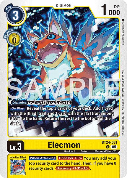 Elecmon [BT24-031] [Time Stranger] | Black Swamp Games