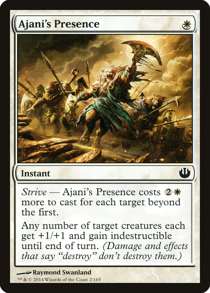 Ajani's Presence [Journey into Nyx] | Black Swamp Games