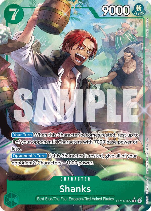 Shanks (Alternate Art) [The Azure Sea's Seven] | Black Swamp Games