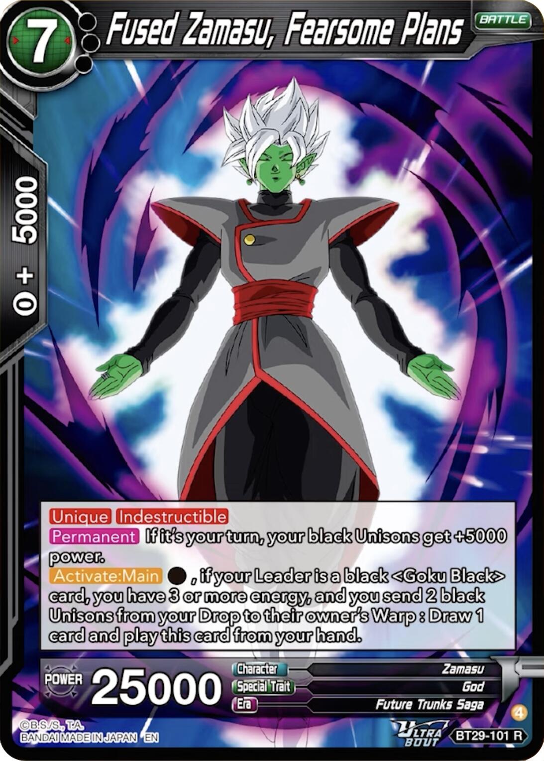 Fused Zamasu, Fearsome Plans (BT29-101) [Fearsome Rivals] | Black Swamp Games