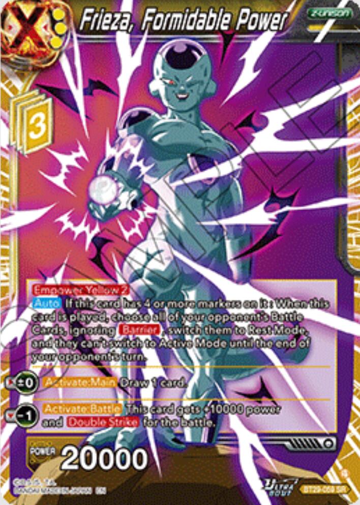 Frieza, Formidable Power (BT29-059) [Fearsome Rivals] | Black Swamp Games
