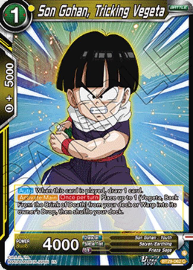 Son Gohan, Tricking Vegeta (BT29-062) [Fearsome Rivals] | Black Swamp Games