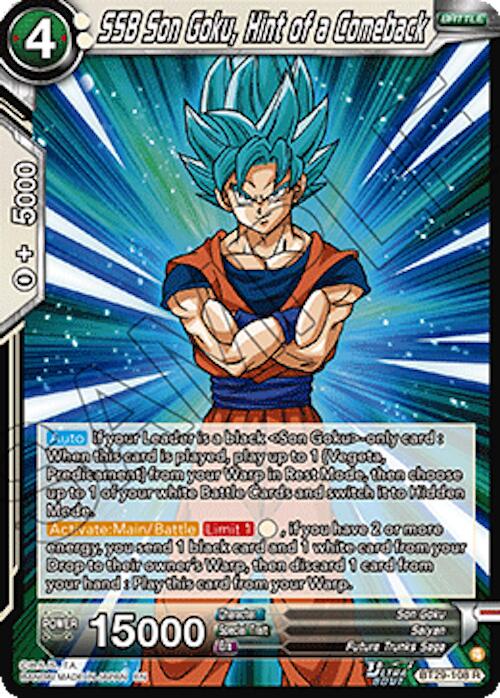 SSB Son Goku, Hint of a Comeback (BT29-108) [Fearsome Rivals] | Black Swamp Games