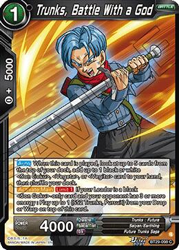 Trunks, Battle With a God (BT29-098) [Fearsome Rivals] | Black Swamp Games