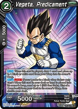 Vegeta, Predicament (BT29-096) [Fearsome Rivals] | Black Swamp Games