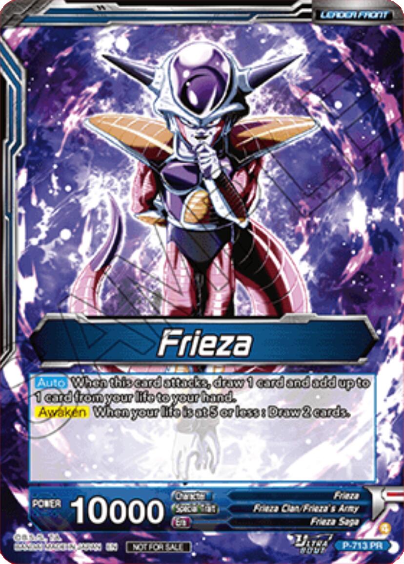 Frieza // Frieza, Unwavering Pride (P-713) [Promotion Cards] | Black Swamp Games