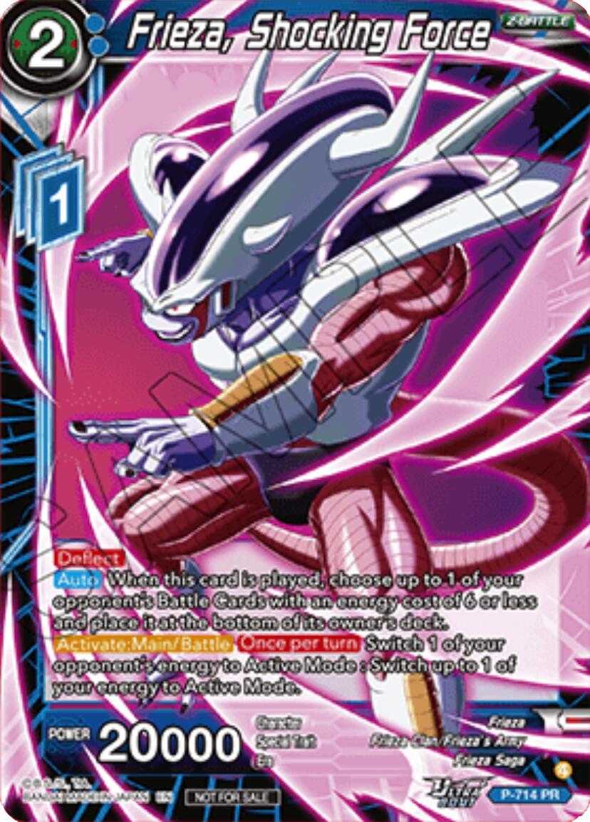 Frieza, Shocking Force (P-714) [Promotion Cards] | Black Swamp Games