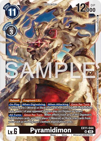 Pyramidimon [EX11-044] [Dawn of Liberator] | Black Swamp Games