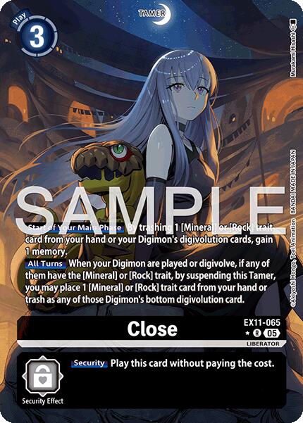 Close [EX11-065] (Alternate Art) [Dawn of Liberator] | Black Swamp Games