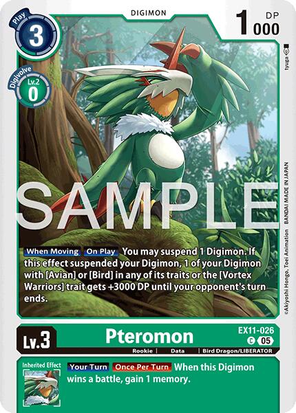 Pteromon [EX11-026] [Dawn of Liberator] | Black Swamp Games