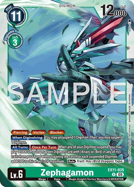 Zephagamon [EX11-035] [Dawn of Liberator] | Black Swamp Games