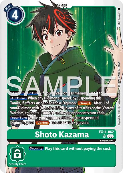 Shoto Kazama [EX11-062] [Dawn of Liberator] | Black Swamp Games