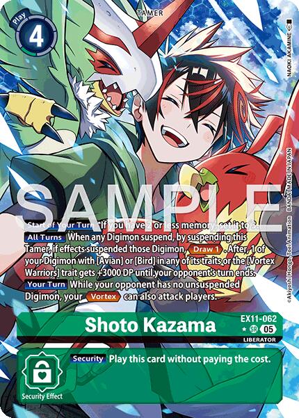 Shoto Kazama [EX11-062] (Alternate Art) [Dawn of Liberator] | Black Swamp Games