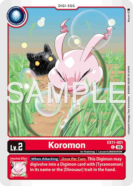 Koromon [EX11-001] [Dawn of Liberator] | Black Swamp Games