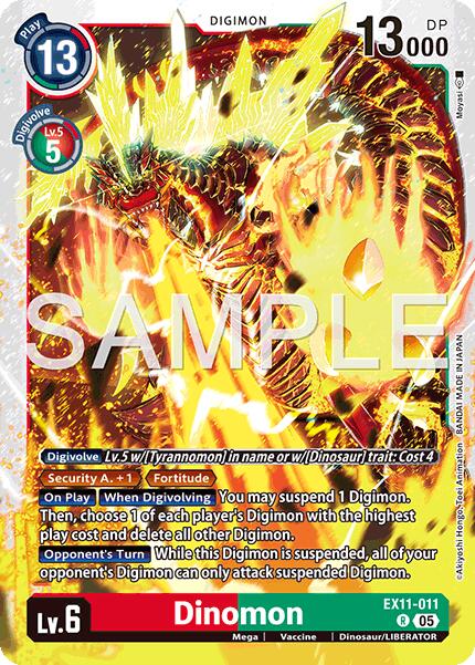 Dinomon [EX11-011] [Dawn of Liberator] | Black Swamp Games