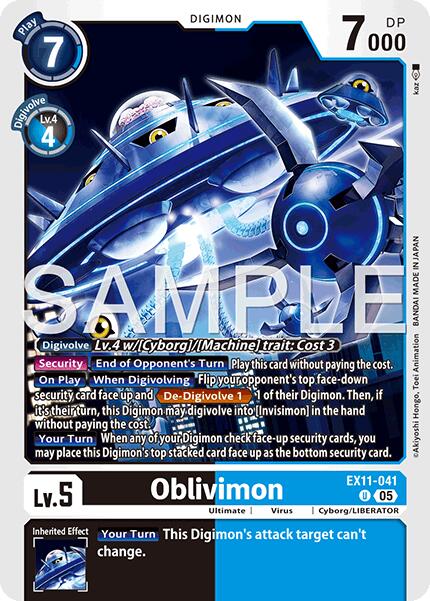 Oblivimon [EX11-041] [Dawn of Liberator] | Black Swamp Games