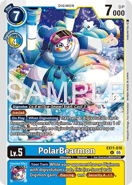 PolarBearmon [EX11-016] [Dawn of Liberator] | Black Swamp Games