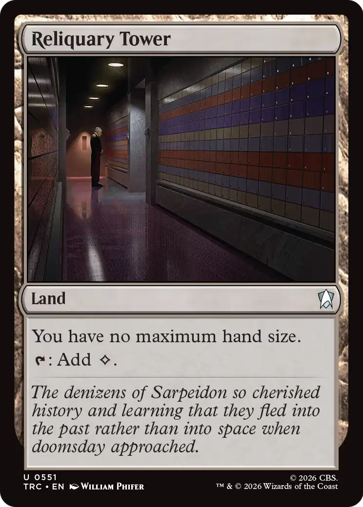 Reliquary Tower (Surge Foil) [Star Trek Commander] | Black Swamp Games