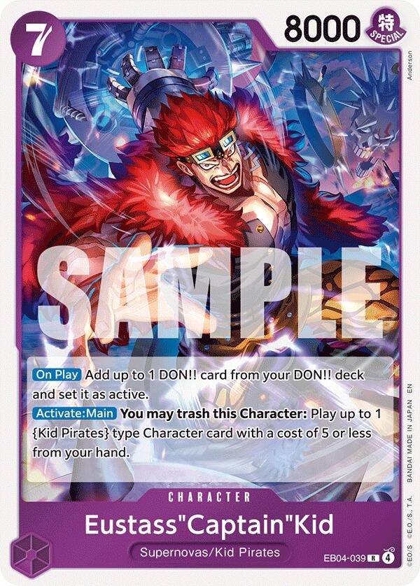 Eustass"Captain"Kid (EB04-039) [The Azure Sea's Seven] | Black Swamp Games