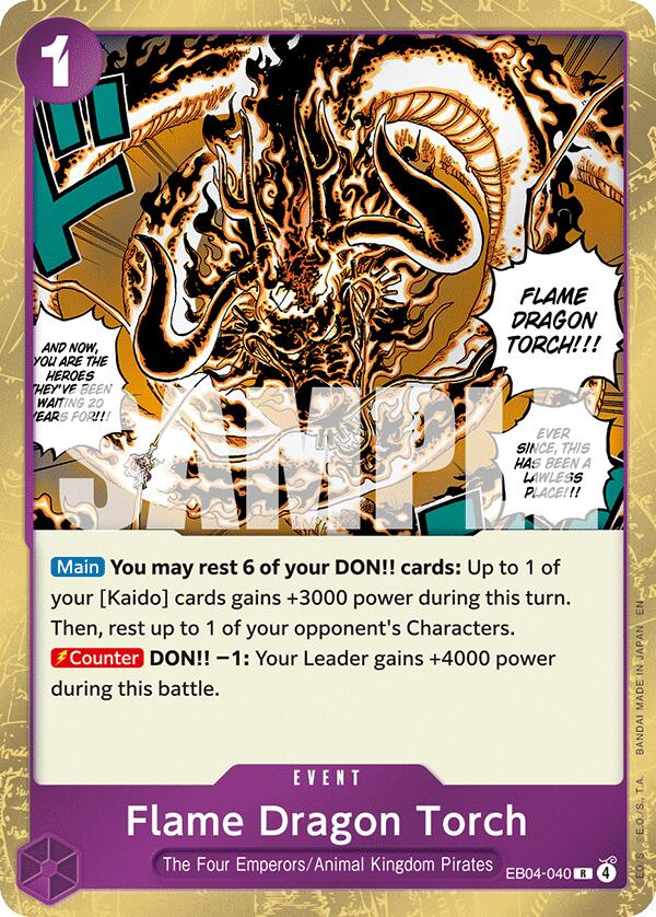 Flame Dragon Torch [The Azure Sea's Seven] | Black Swamp Games