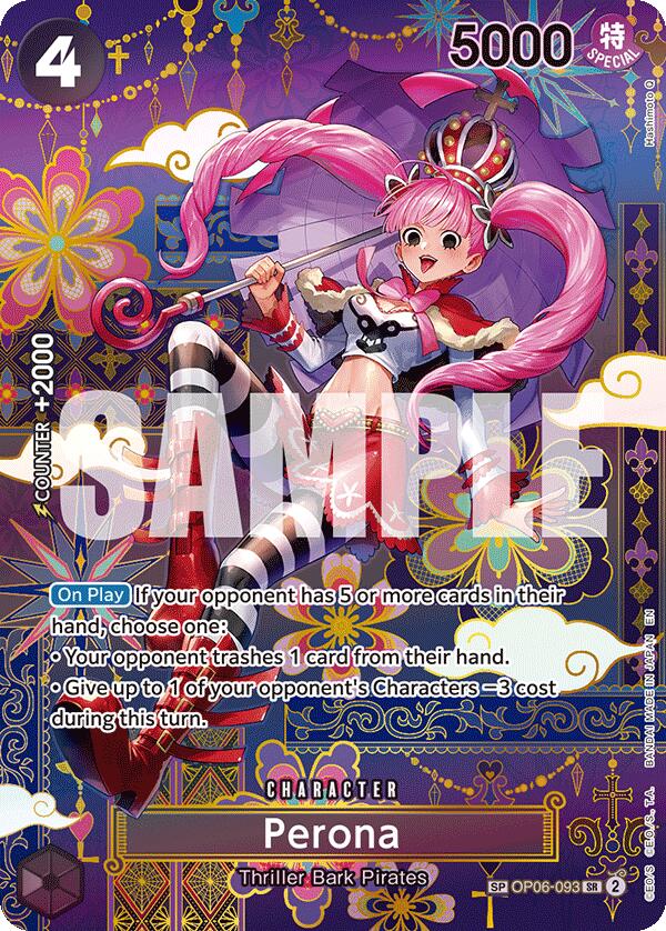 Perona (OP06-093) (SP) [The Azure Sea's Seven] | Black Swamp Games