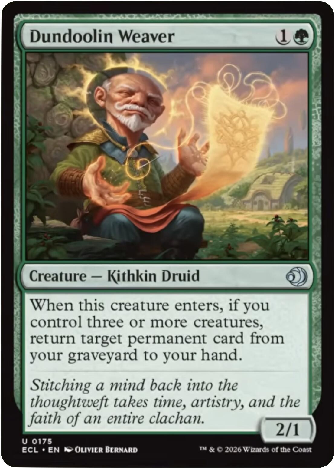 Dundoolin Weaver [Lorwyn Eclipsed] | Black Swamp Games