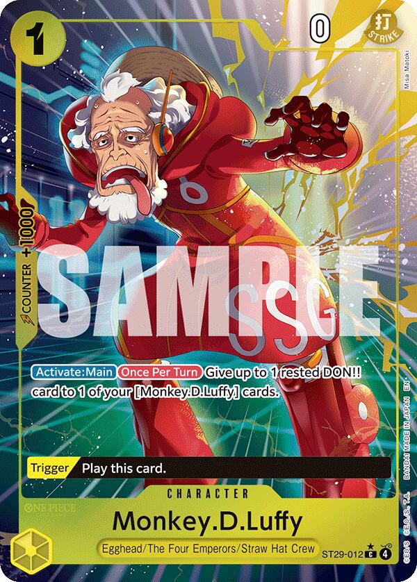 Monkey.D.Luffy (Full Art) [Starter Deck: Egghead] | Black Swamp Games