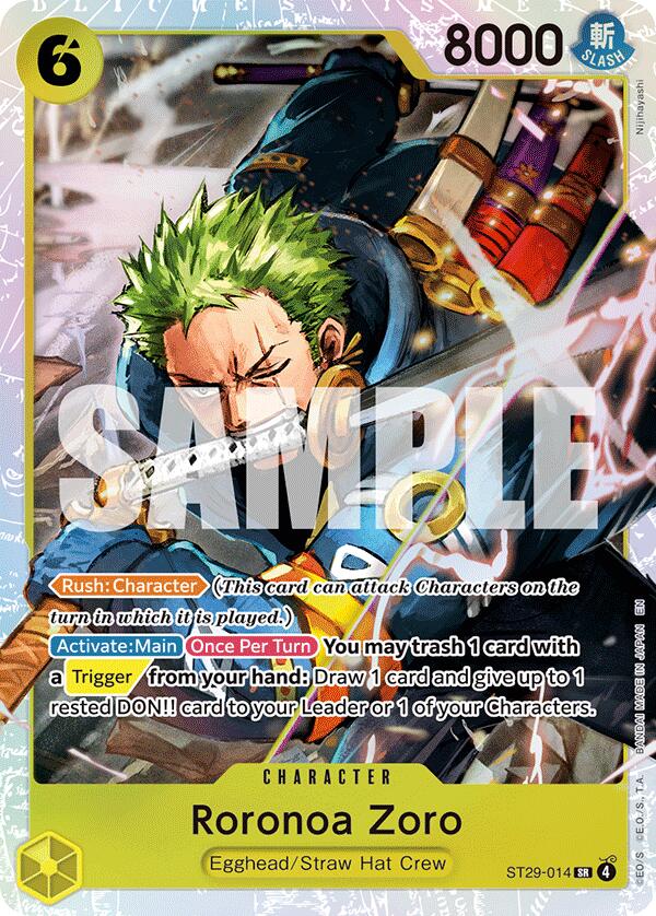 Roronoa Zoro [Starter Deck: Egghead] | Black Swamp Games