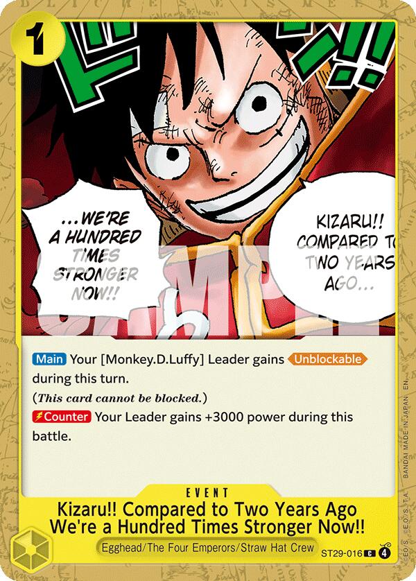 Kizaru!! Compared to Two Years Ago We're a Hundred Times Stronger Now!! [Starter Deck: Egghead] | Black Swamp Games