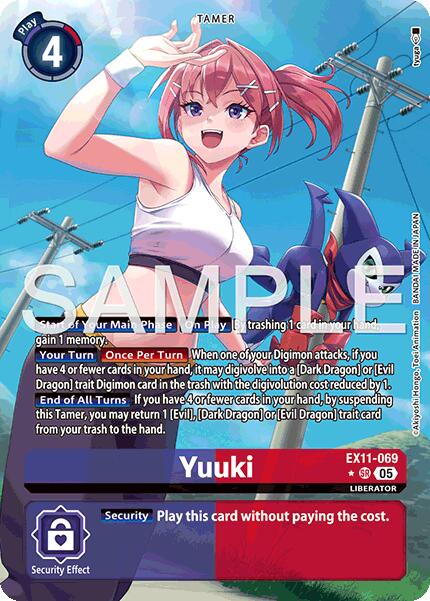 Yuuki [EX11-069] (Alternate Art) [Dawn of Liberator] | Black Swamp Games