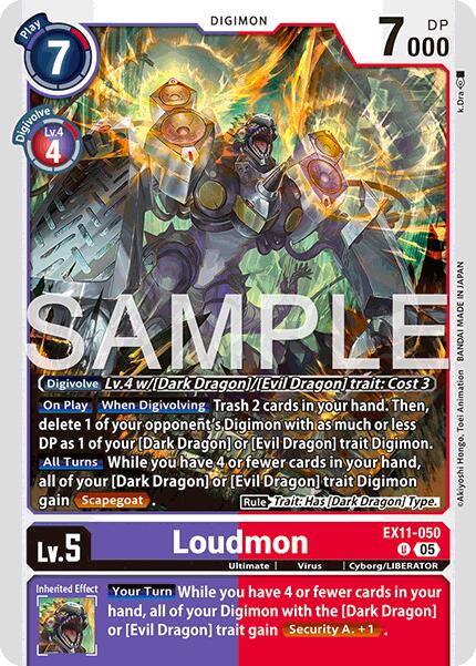Loudmon [EX11-050] [Dawn of Liberator] | Black Swamp Games