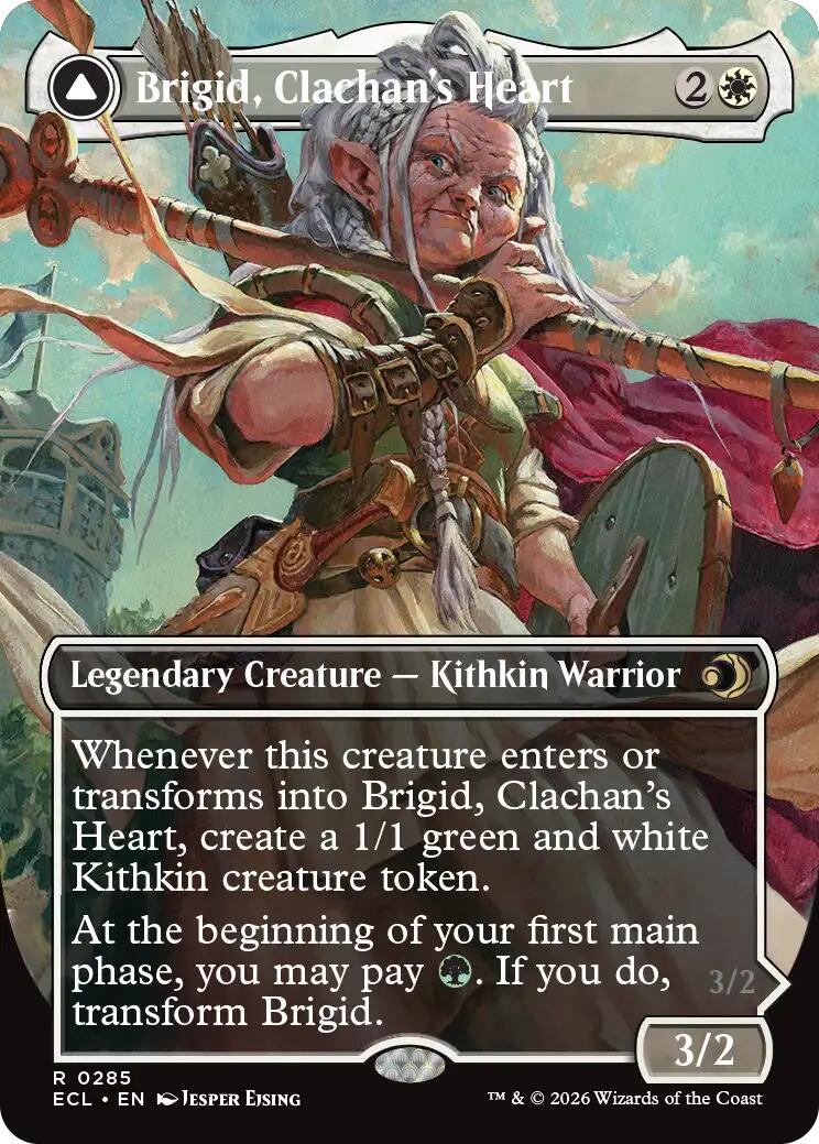 Brigid, Clachan's Heart (Borderless) [Lorwyn Eclipsed] | Black Swamp Games