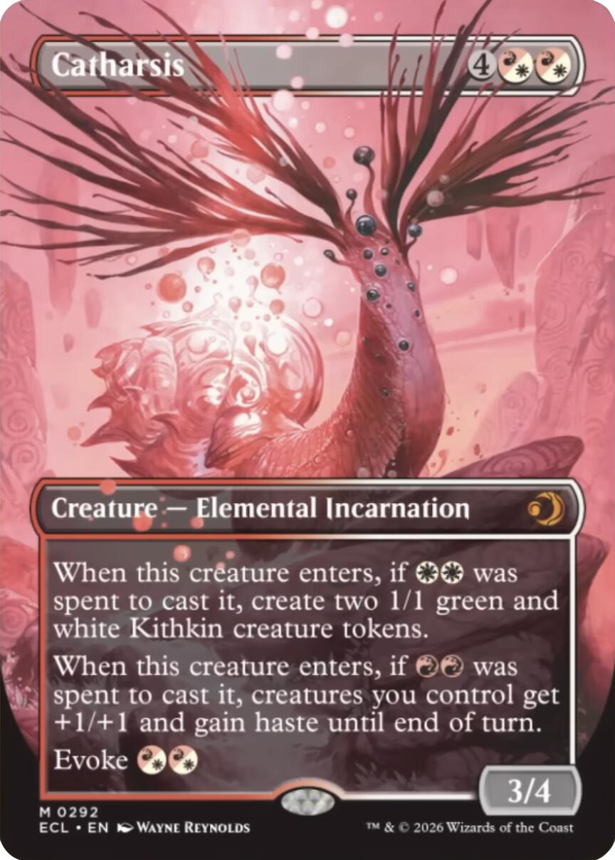 Catharsis (Borderless) [Lorwyn Eclipsed] | Black Swamp Games